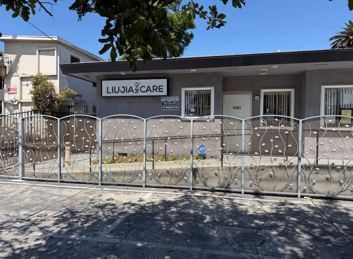 Liujia Care exterior and entrance on Venice Boulevard